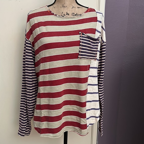 NWT Free People | Stripey Prep T-Shirt | XS - Picture 9 of 16